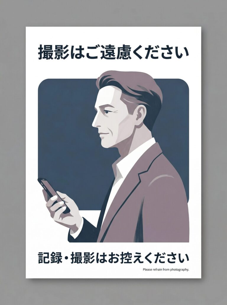 撮影はご遠慮ください