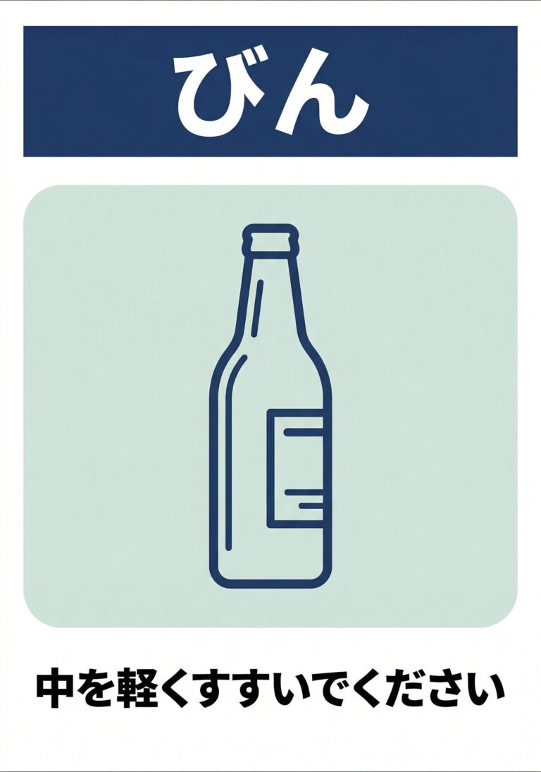 びん回収（リサイクル）