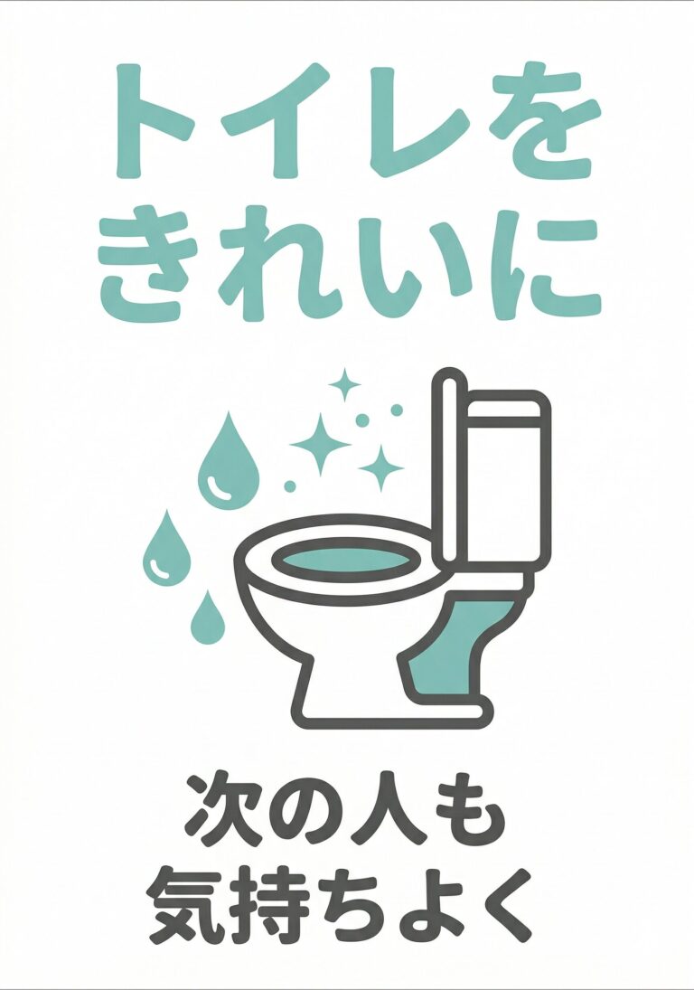トイレをきれいに