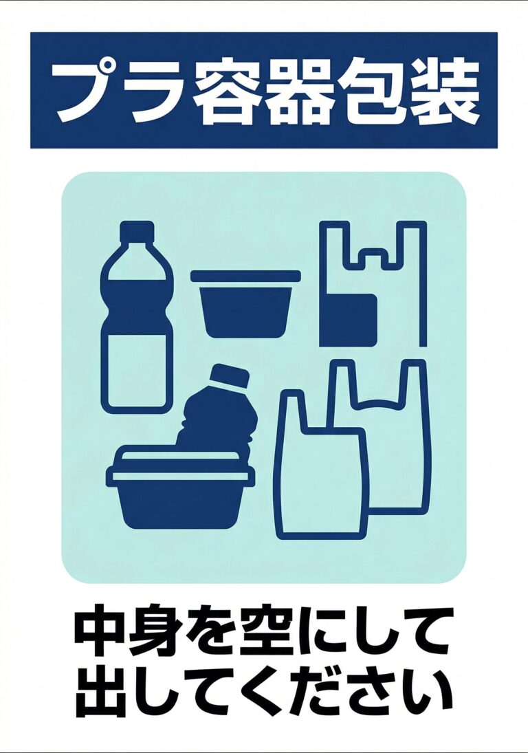 プラ容器回収（リサイクル）