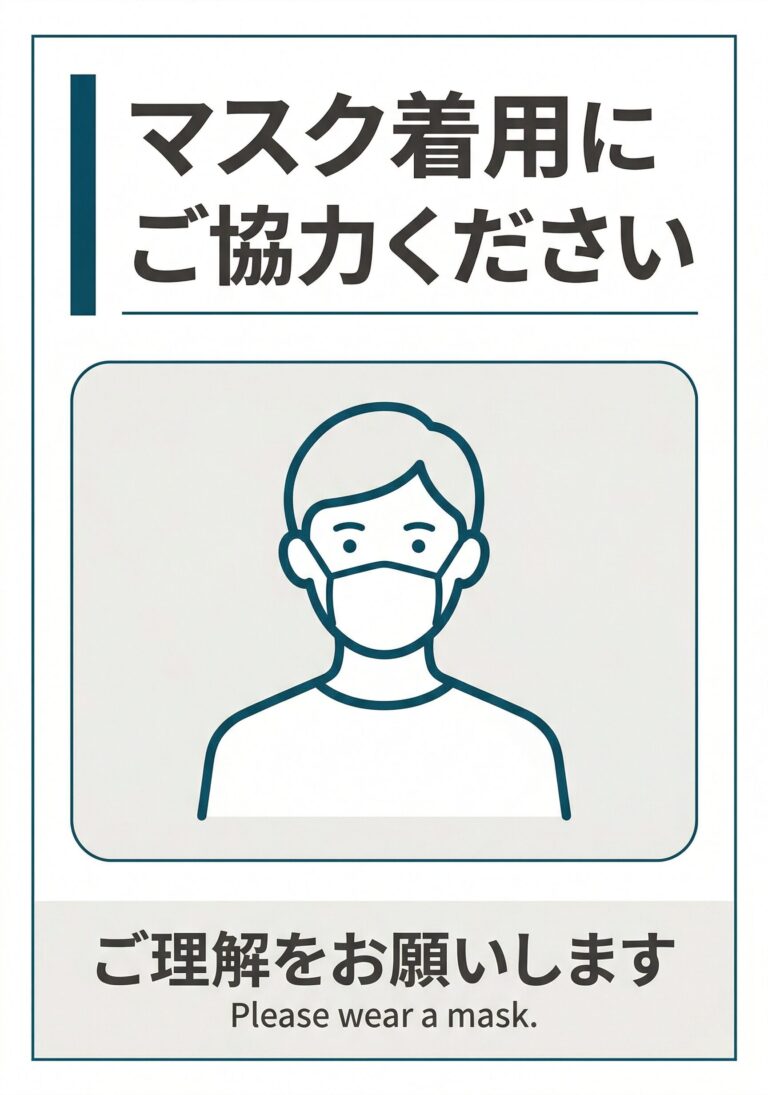 マスク着用にご協力ください