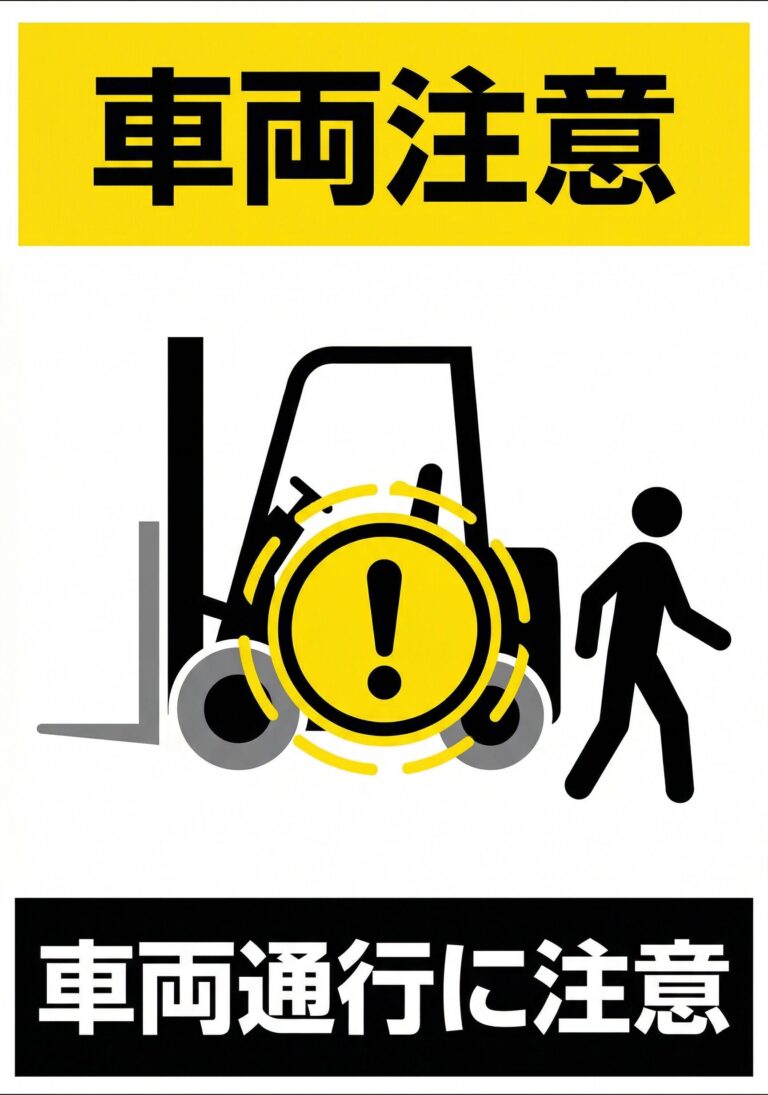 車両注意（工場）