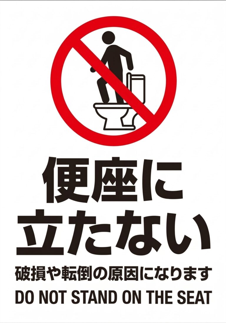 便座にたたない