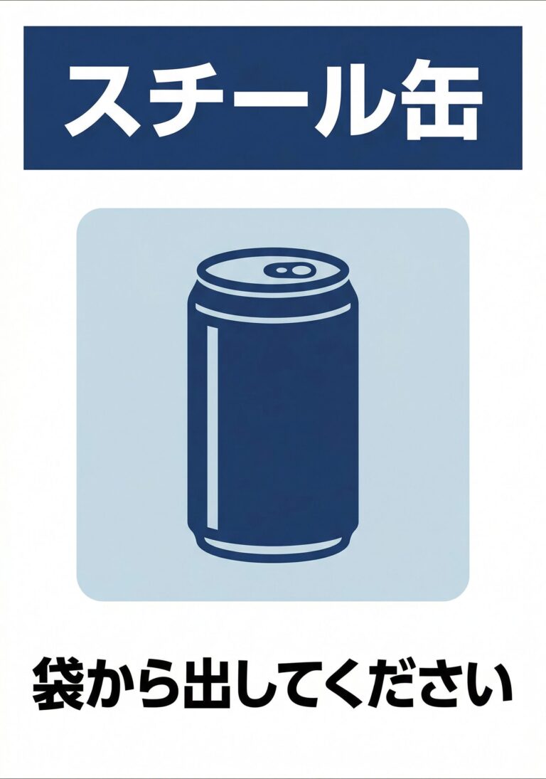 スチール缶回収（リサイクル）