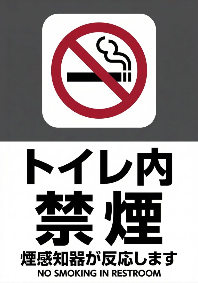 トイレ内禁煙