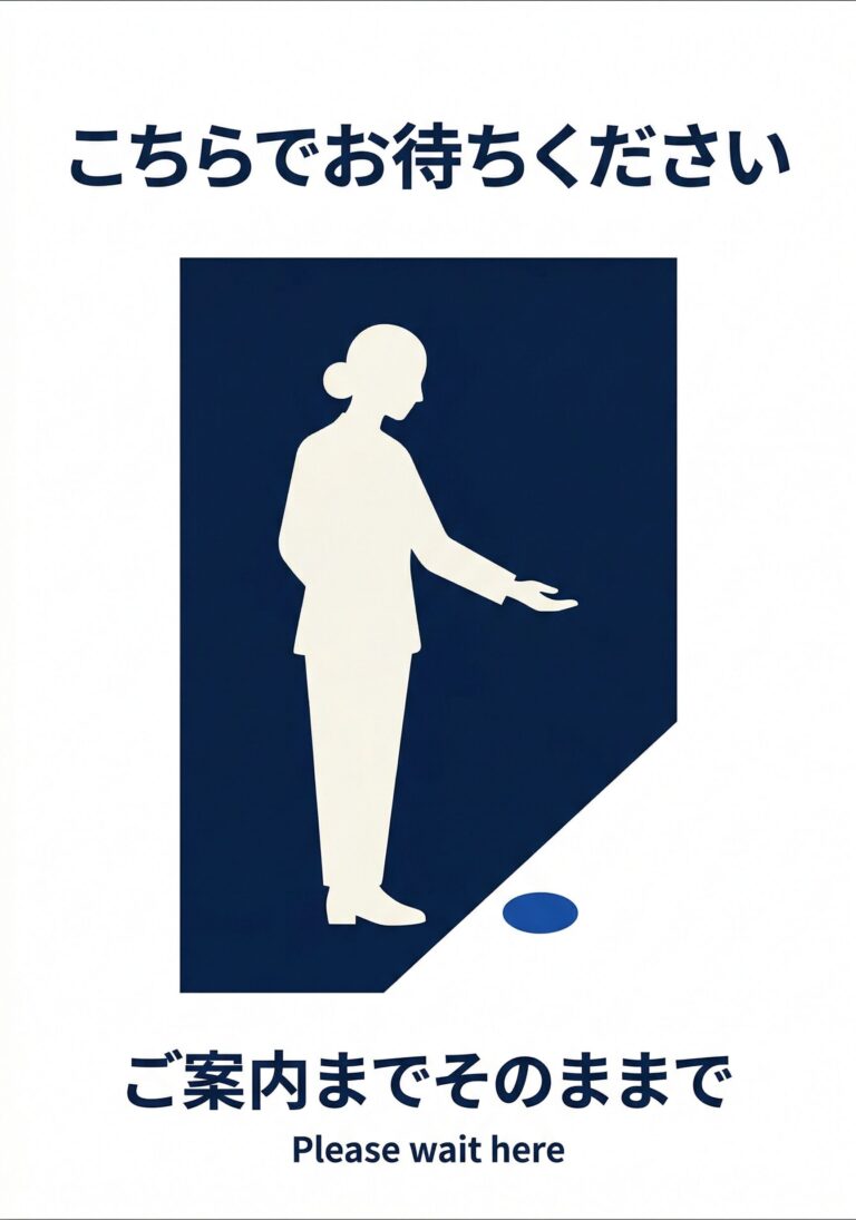 こちらでお待ちください