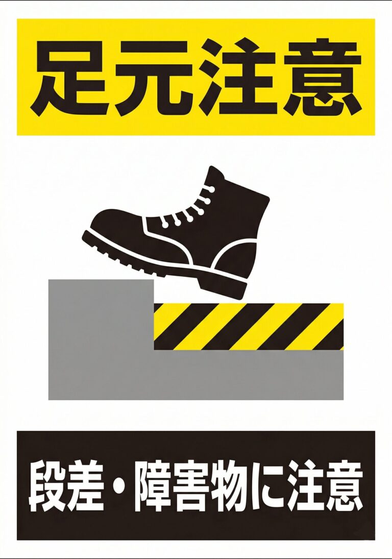 足元注意（工場）