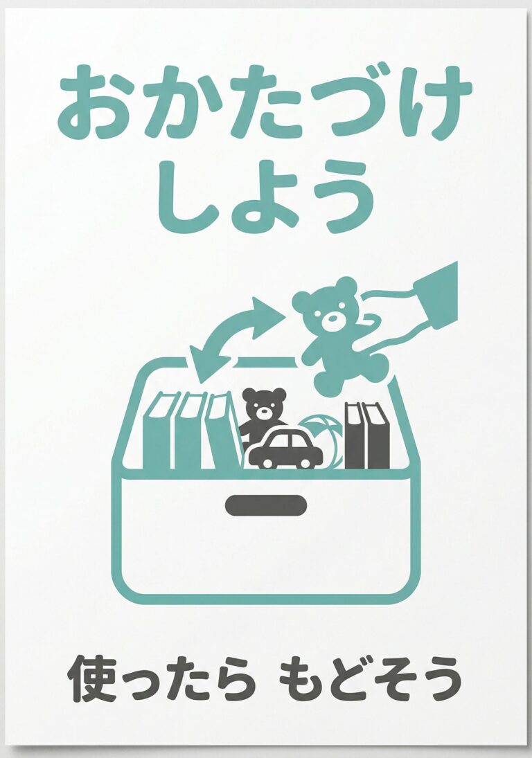 おかたづけしよう