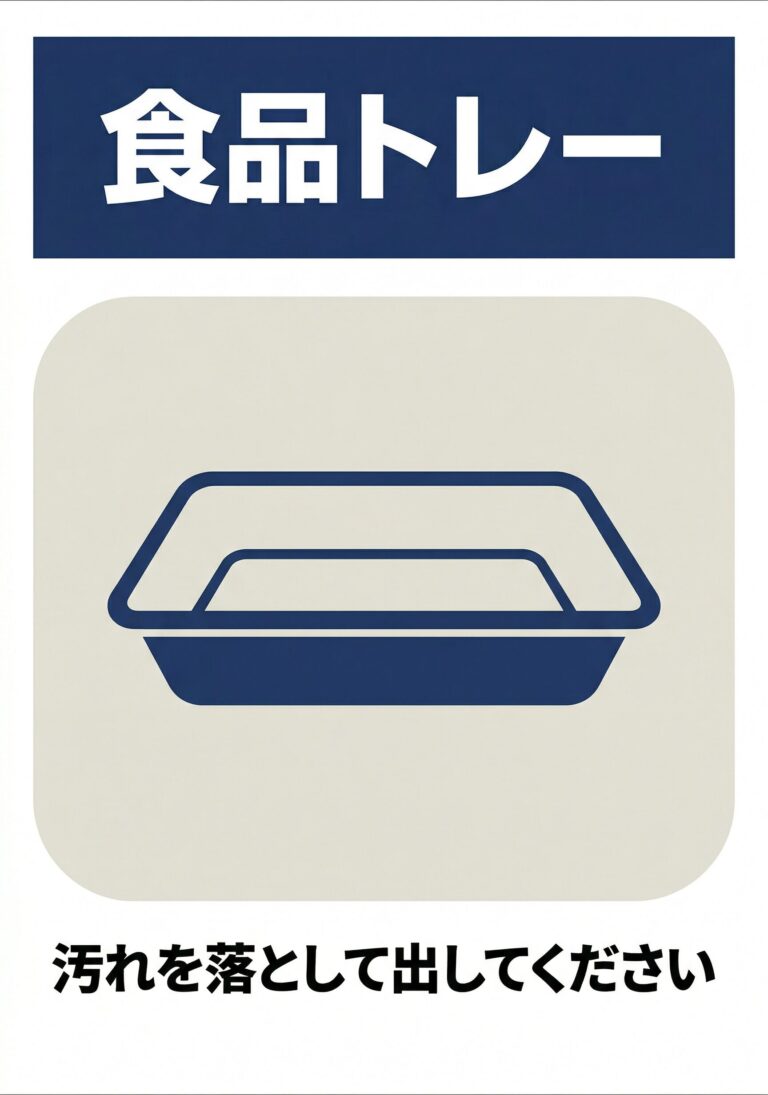 食品トレー回収（リサイクル）