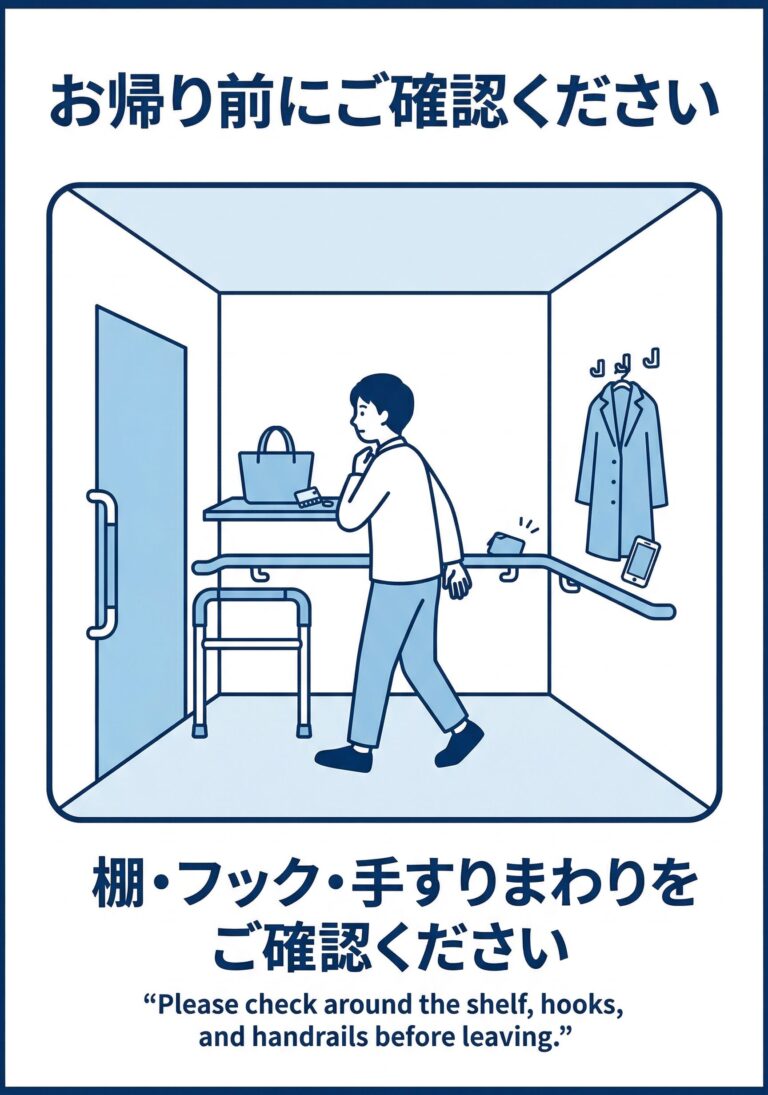 お忘れ物にご注意ください