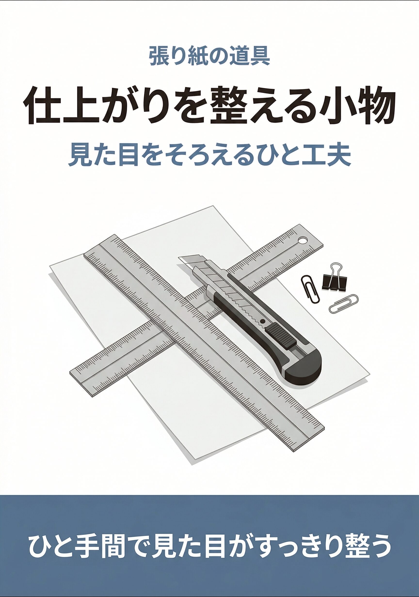 仕上がりを整える小物まとめ