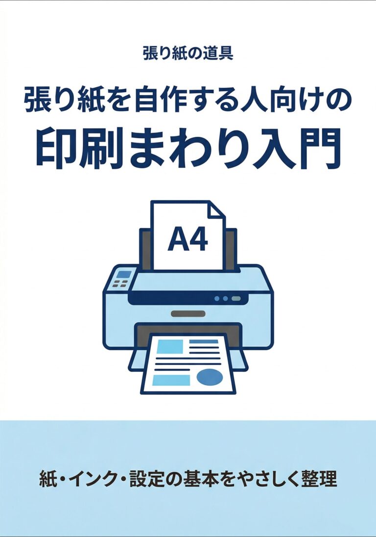 張り紙を自作する人向けの印刷まわり入門