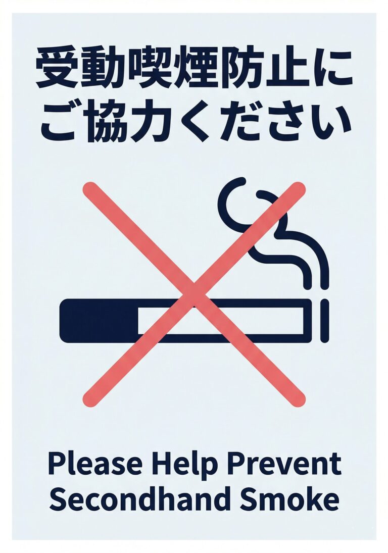 受動喫煙防止にご協力ください