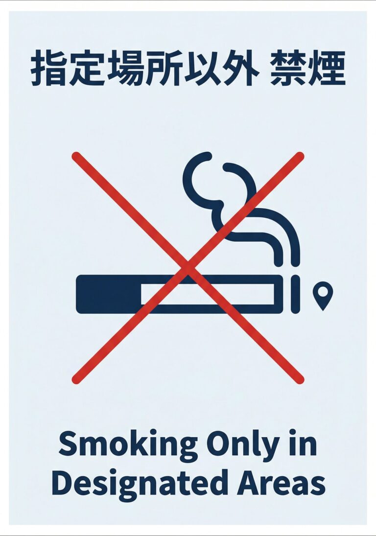 指定場所以外 禁煙