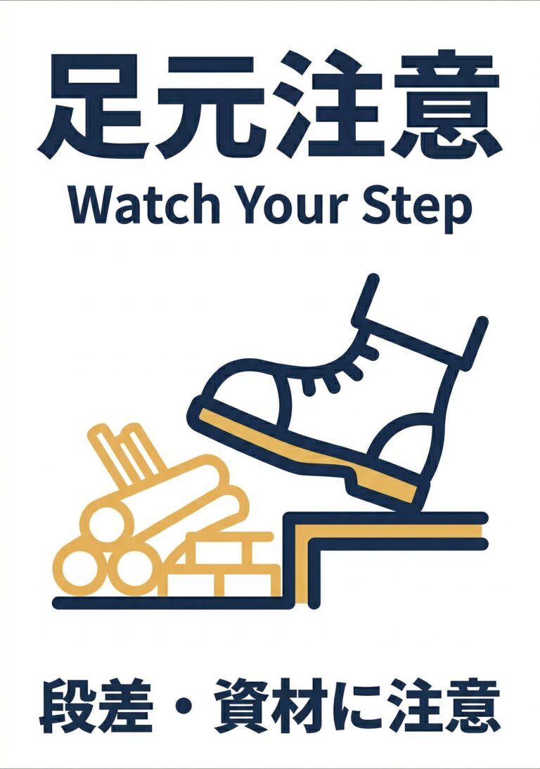 足元注意